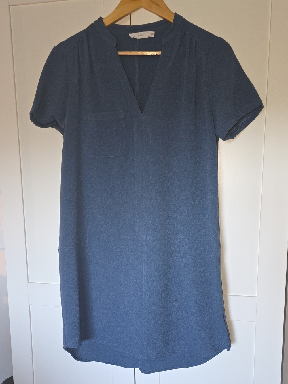 Lush Shirt Dress Blue